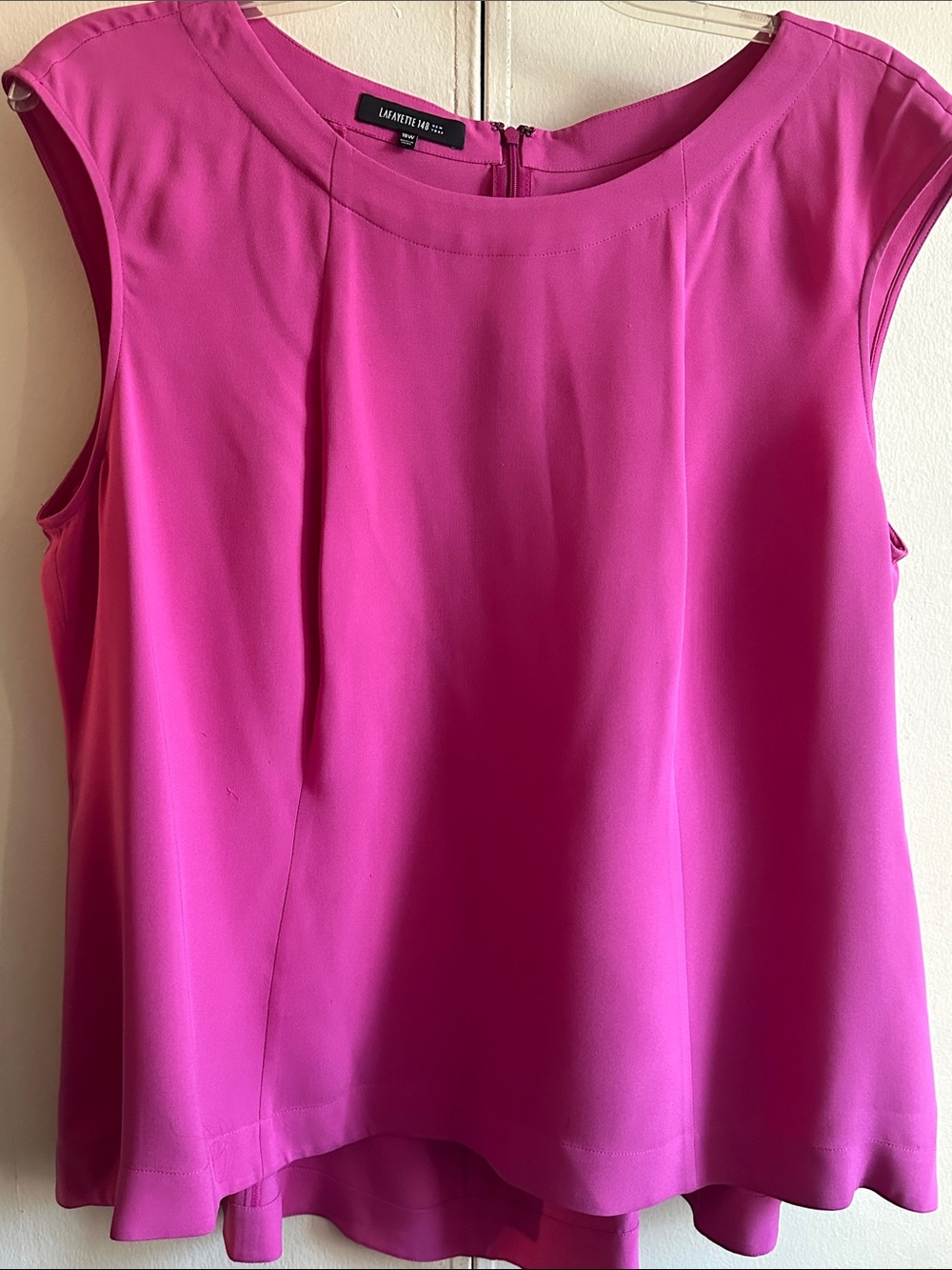 Lafayette 148 Cap-Sleeve Shell Top 18W